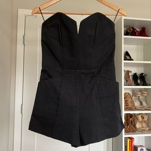 Sweetheart Strapless Romper